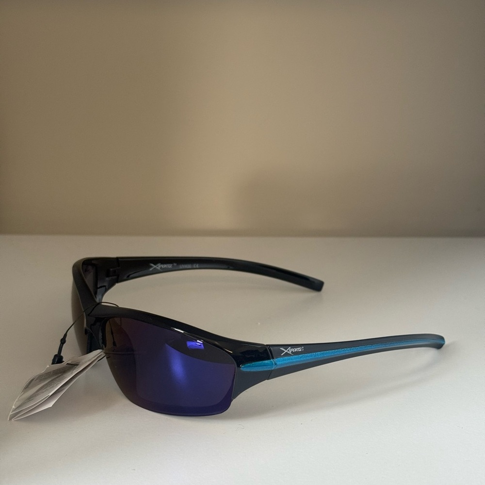 X-Loop Blue Frame Men's Sunglasses